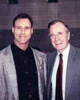Peter H. Kent with president George H. W. Bush, 117 kb
